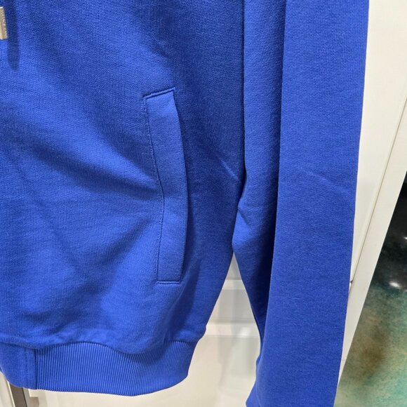 Versace Jeans Logo-Embroidered Zip-Up Hoodie - Picture 4 of 13